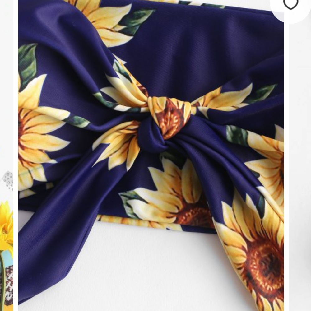 Zaful sunflower bikini Set - Picture 4 of 5